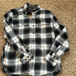 Women’s medium woolrich button down shirt
